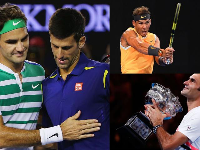 Federer, Nadal tranh ”mưa kỷ lục”: Vua Australian Open Djokovic có e ngại?