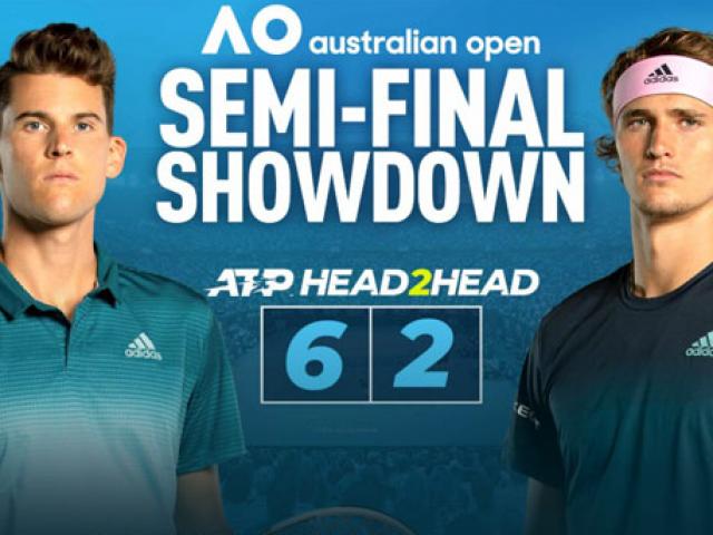 Australian Open ngày 12: Thiem và Zverev tranh vé vàng gặp Djokovic