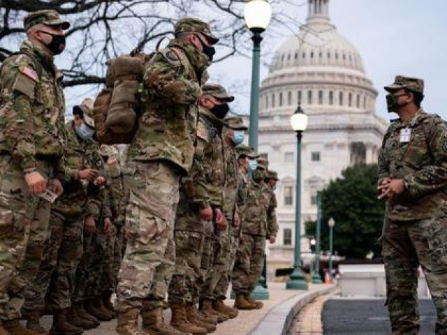 Lính Mỹ rầm rập đến Washington, Lầu Năm Góc lo những kịch bản ”khủng” nhất