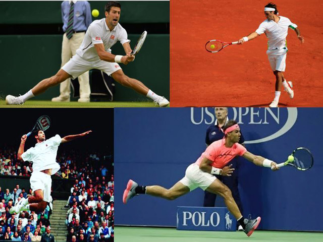 Super player with backhand shot like Djokovic, handed-handed, Nadal size, leaving small Federer style?