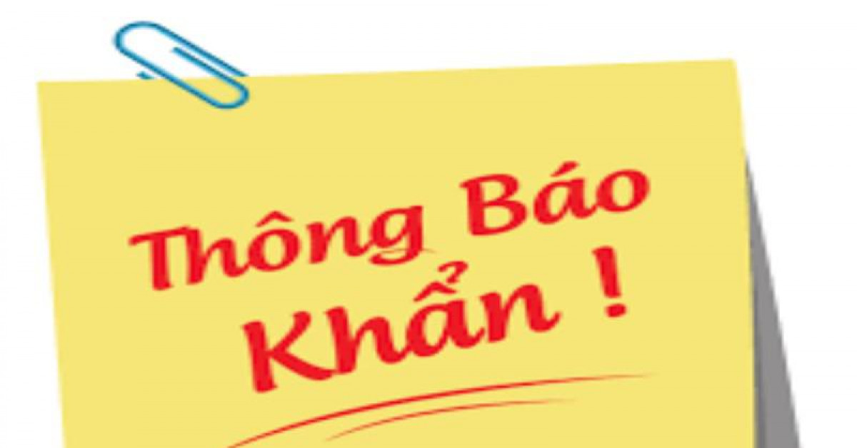 Thông báo khẩn số 30: Những ai từng đến đây khai báo gấp