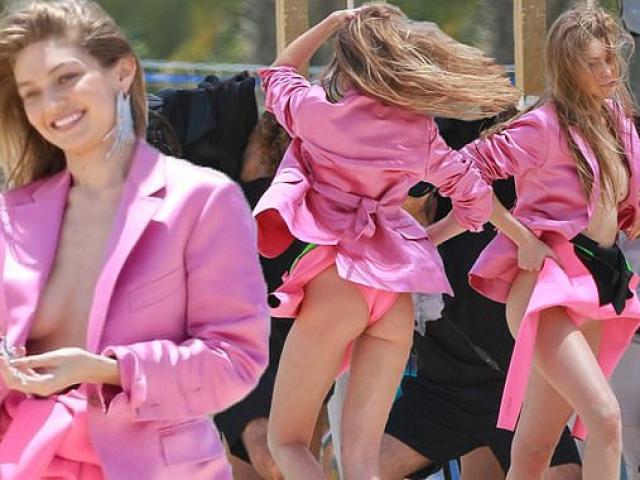 Chị em nhà hào môn hot nhất nhì Hollywood thích mặc ”thả vòng 1 tự nhiên” ra phố