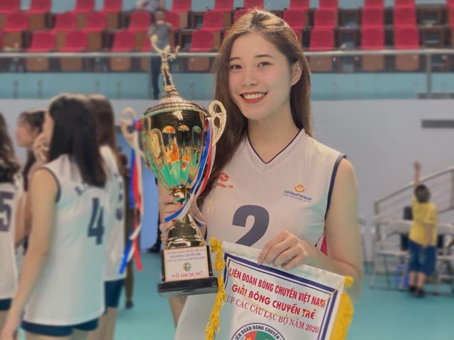 Volleyball beauty Dang Thu Huyen retired at the age of 19: Surprised the truth
