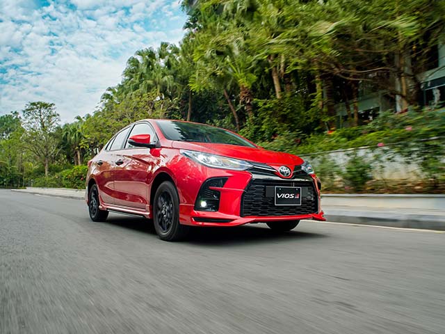 Đánh giá nhanh Toyota Vios 2021 bản thể thao GR-S giá 638 triệu đồng