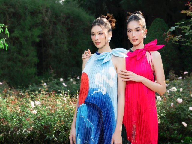 Phương Anh, Ngọc Thảo rực rỡ với sắc xuân trong thiết kế áo dài