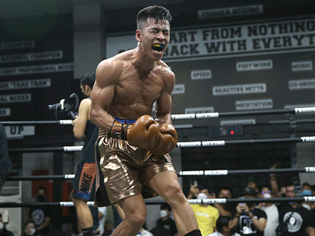 Trần Văn Thảo hạ knock-out võ sĩ Thái Lan, thăng hạng cao nhất sự nghiệp