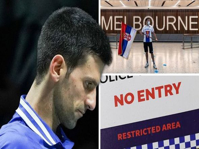 Chùm ảnh Djokovic ”lạc lối” ở sân bay, nguy cơ bị cấm dự Australian Open