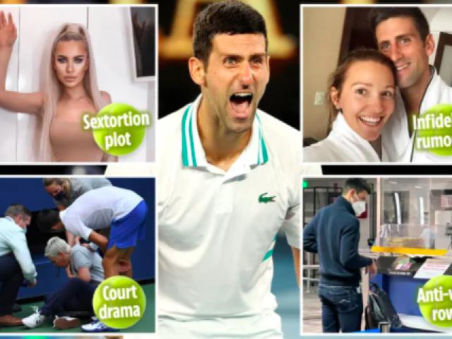 Djokovic bị đào xới chuyện quá khứ: Tin đồn lừa dối vợ, gây hấn trọng tài
