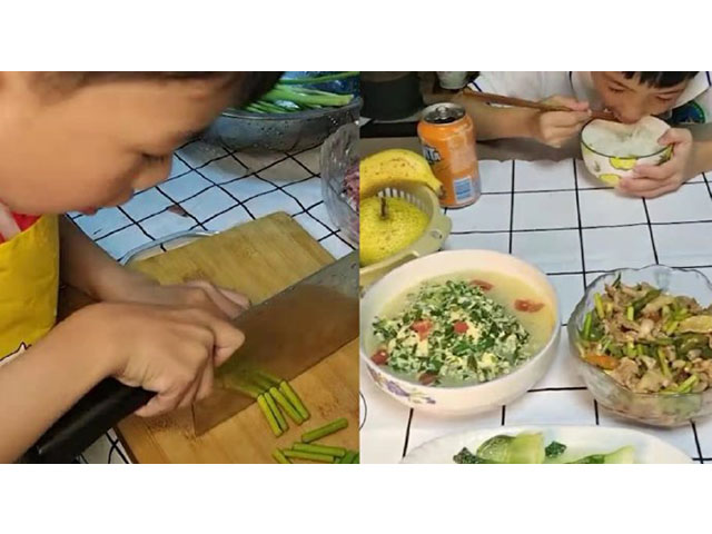 Cậu bé 7 tuổi đã nấu được 20 món ăn và bài học dành cho bố mẹ, thương con là phải biết buông tay
