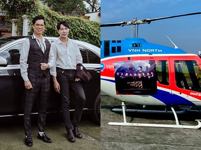 Con nuôi Ngọc Sơn dùng trực thăng, siêu xe làm web-drama giang hồ