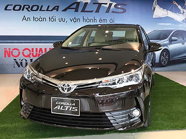 Bảng giá xe Toyota Altis 2019 lăn bánh, hỗ trợ trả góp lãi suất hấp dẫn