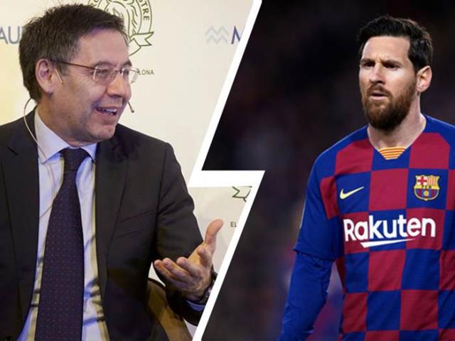 Barca họp khẩn vụ nội chiến: Chủ tịch Bartomeu gặp Messi làm gì?