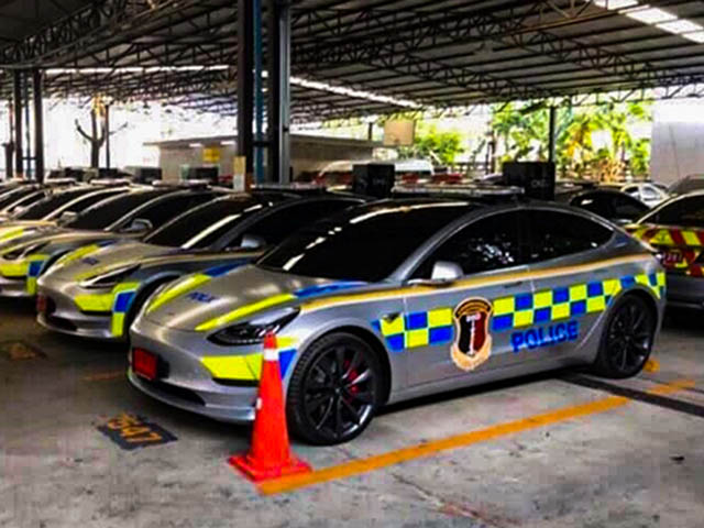 Chính phủ Thái Lan đầu tư gần 3 triệu đô cho dàn xe cảnh sát mới
