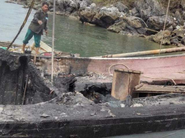 Nổ bình ga, cháy tàu ở Vân Đồn: Ba anh em ruột nguy kịch, gia cảnh khó khăn