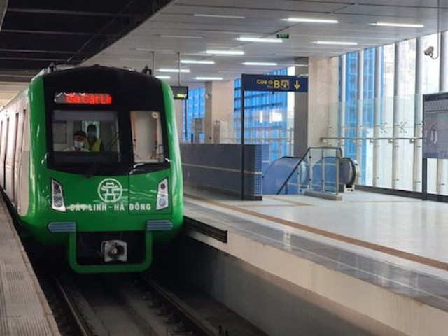 Đường sắt đô thị Cát Linh- Hà Đông sẽ chính thức vận hành thương mại từ 1-5?