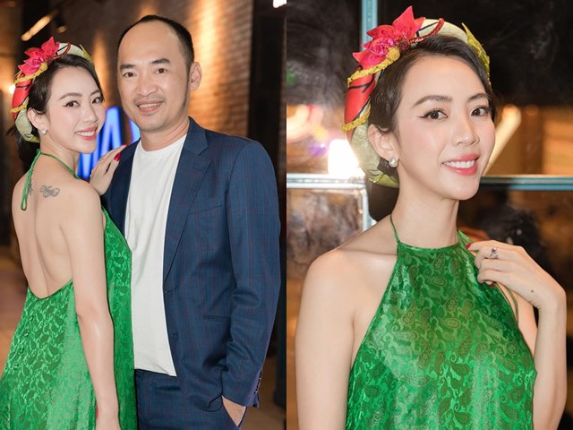 “Hoa hậu làng hài 100 tỷ” diện áo yếm, khoe lưng trần quyến rũ
