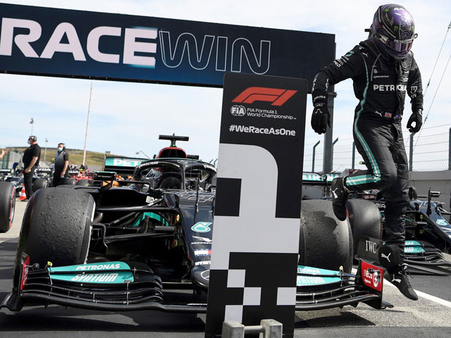 F1 racing, Portuguese GP: New record for 3 