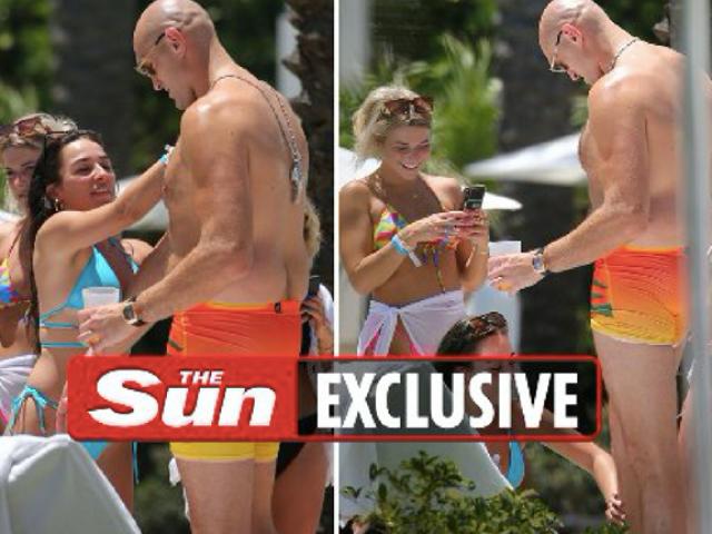 Hiding his wife and children, Tyson Fury was cuddled by a strange girl in broad daylight