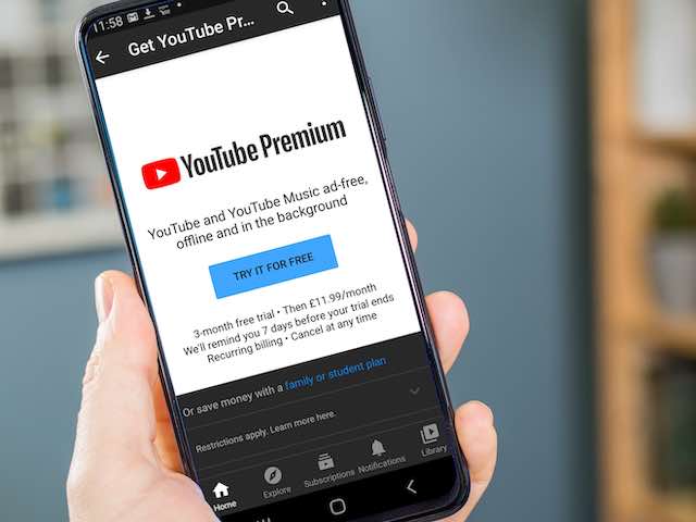 Cách kích hoạt YouTube Premium để tắt quảng cáo miễn phí, gia hạn rẻ bèo