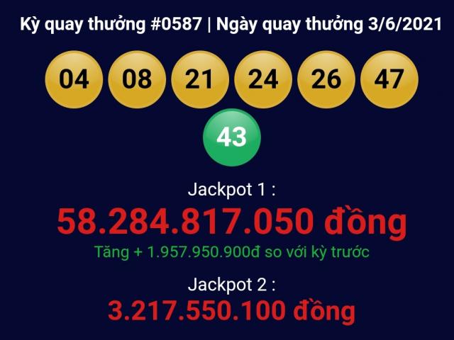 2 Jackpot tổng giá trị hơn 60 tỷ ”nổ” cùng 1 kỳ, vé bán ở Hà Nội