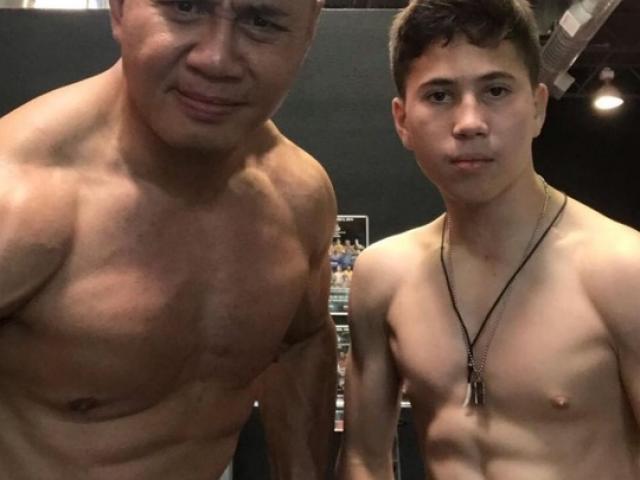 Con trai Cung Lê 15 tuổi đấm ”nhanh như máy”, thi đấu cho MMA Việt Nam