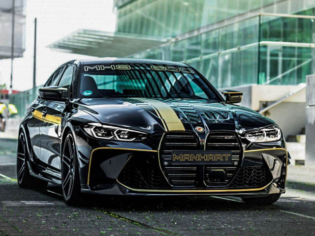 BMW M3 được hãng độ Manhart nâng công suất lên đến hơn 620 mã lực