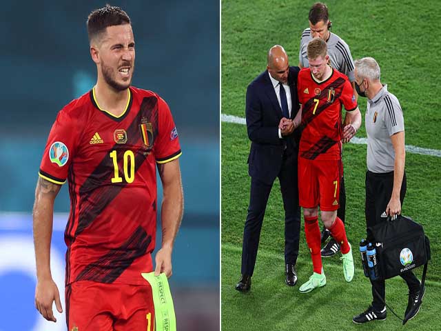 ĐT Bỉ thắng Bồ Đào Nha trả giá đắt, De Bruyne - Hazard chấn thương đáng lo