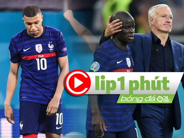 ĐT Anh mơ vô địch EURO, Pogba bị chỉ trích thậm tệ tại ĐT Pháp (Clip 1 phút Bóng đá 24H) 3 ”Vua thế giới” Pháp bị loại sốc ở EURO, Mbappe dễ khiến Deschamps ”bay ghế” (Clip 1 phút Bóng đá 24H)