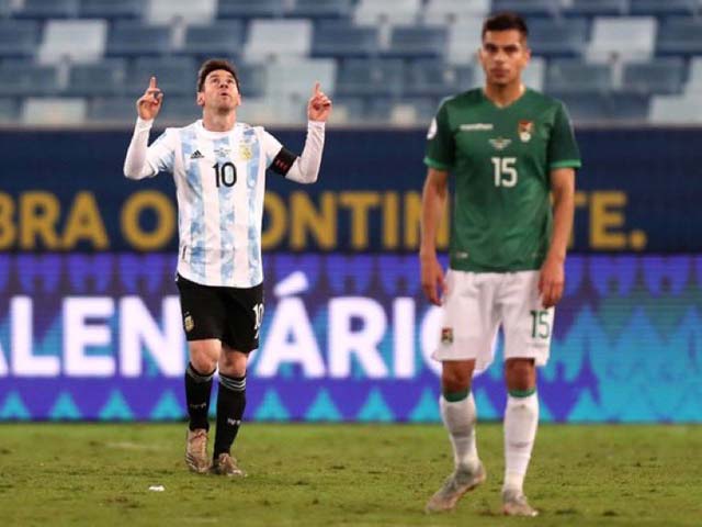 Messi vô đối sau vòng bảng Copa America, 3 bàn nữa sẽ "hạ bệ" Vua Pele 3 Video Bolivia - Argentina: Messi ghi cú đúp rực sáng, vùi dập dễ dàng (Copa America)