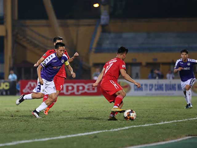 Direct football Hanoi - HAGL: construction of Xuan Truong, Van Toan equals (KT)
