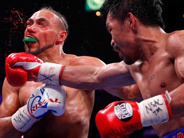 Video, kết quả boxing Pacquiao - Thurman: ”Đo sàn” choáng váng ngay hiệp 1
