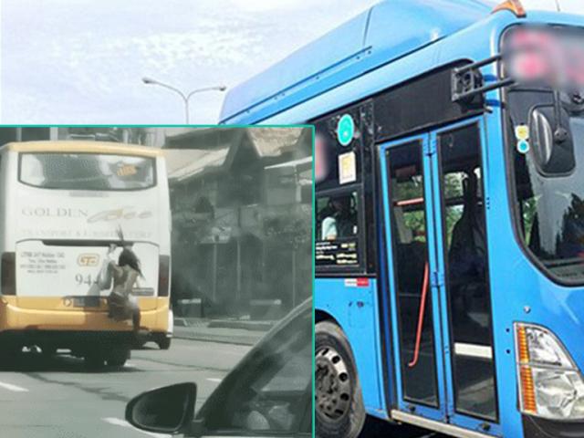 ”Người nhện” đu sau xe bus để đi chui ở Philippines