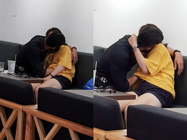 Sai Thanh's partner hugged and touched during milk tea, causing netizens to 