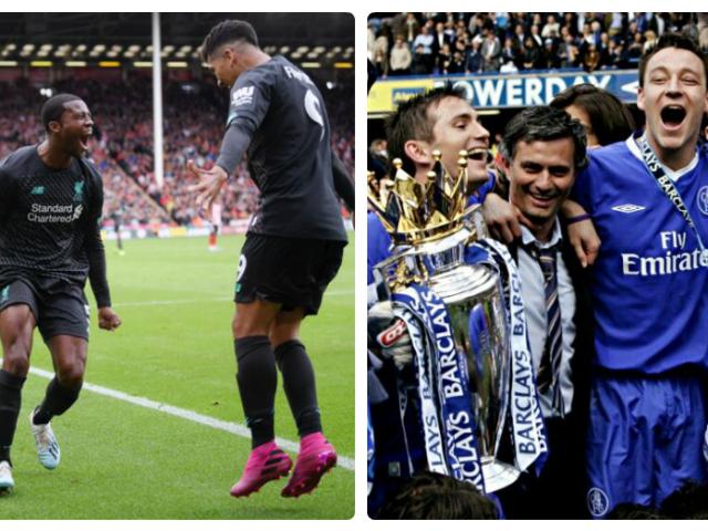 Liverpool tái hiện kỳ tích 29 năm: Sẽ vô địch như Chelsea của Mourinho?