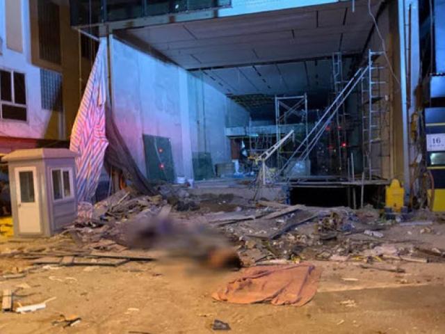 Tạm dừng thi công để điều tra vụ sập sàn nâng khiến 4 người tử vong