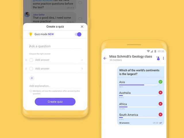 How to create surveys, quiz questions in a chat group with Viber