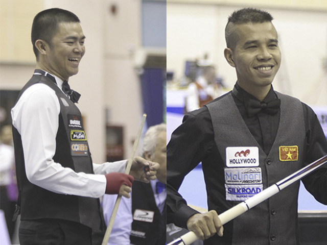 Two Vietnamese players fight each other to compete for the world billiards tournament: How's the next door?
