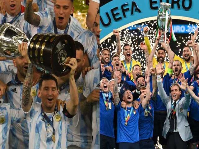 Verratti vô địch EURO cưới người mẫu xinh đẹp, Ibrahimovic hội ngộ dàn sao PSG 10 ”Ông trùm” Nam Mỹ Argentina đấu ”vua” châu Âu Italia, đội nào vô địch ấn tượng hơn?