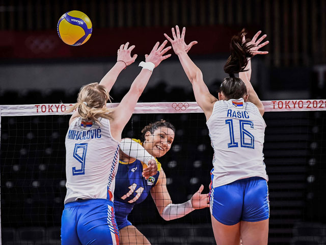 Hottest women's Olympic volleyball: Brazil defeats Serbia, Korea dramatically wins Japan
