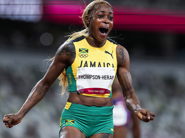 3 Jamaican girls stunned the Olympic 100m track: Milky mom won silver