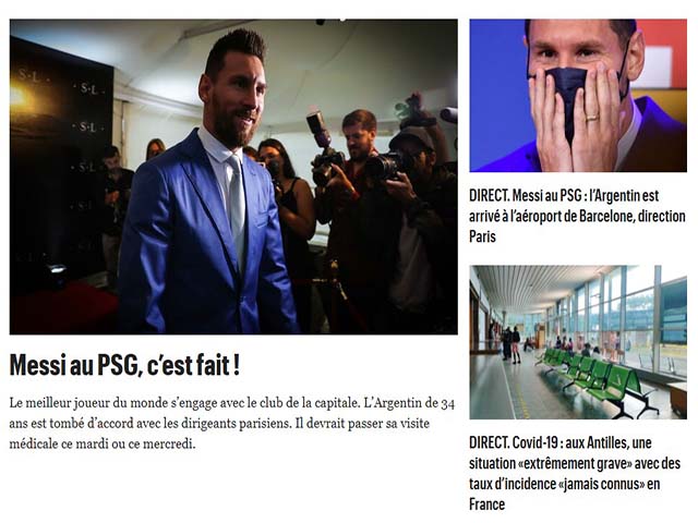 Messi CHÍNH THỨC gia nhập PSG: Báo Pháp hả hê, tuyên bố Ligue I vượt La Liga