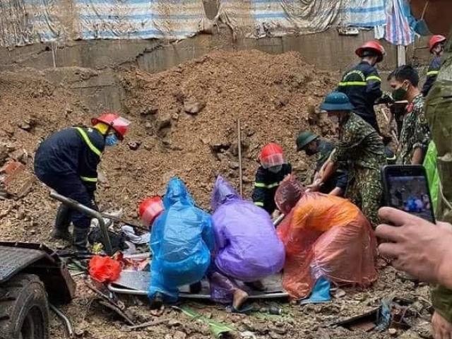 Quảng Ninh: Sạt lở đất, vùi lấp 4 công nhân xây dựng