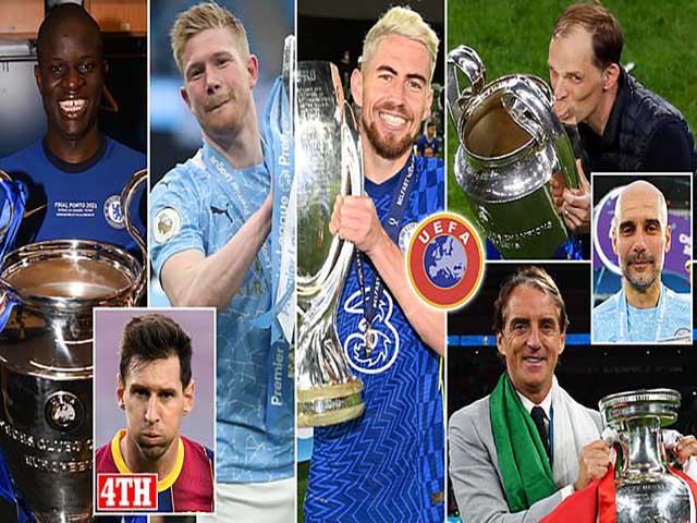 Choáng Messi văng top 3 cầu thủ xuất sắc nhất châu Âu, Kante đấu De Bruyne