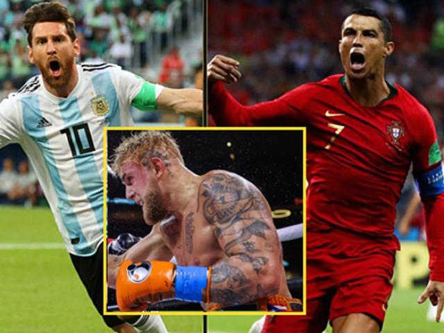 Amazing: Youtuber boxer plays 1 match more than Messi and Ronaldo play football all year