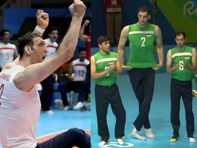 The 2m46 volleyball giant scored 28 points to beat Russia, making 