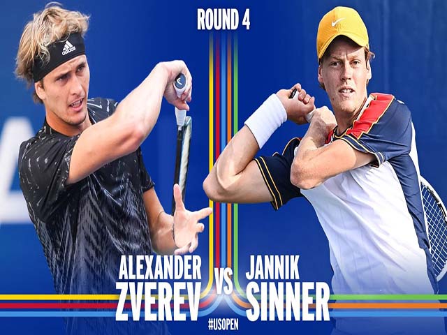 Video tennis Zverev - Sinner: The peak of 3 sets of matches, a dizzying tie-break (Round 4 of the US Open)