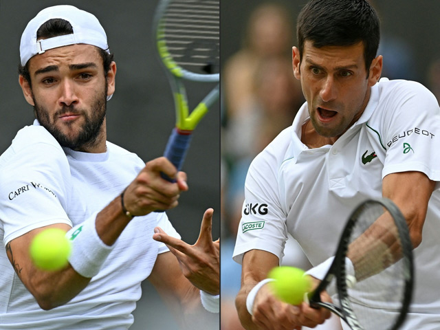Live tennis Djokovic - Berrettini: Nole's first
