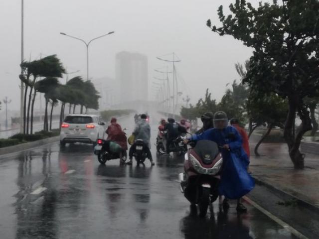 Bão Côn Sơn giật cấp 12 áp sát đất liền Quảng Trị-Quảng Ngãi, nhiều nơi đang mưa lớn