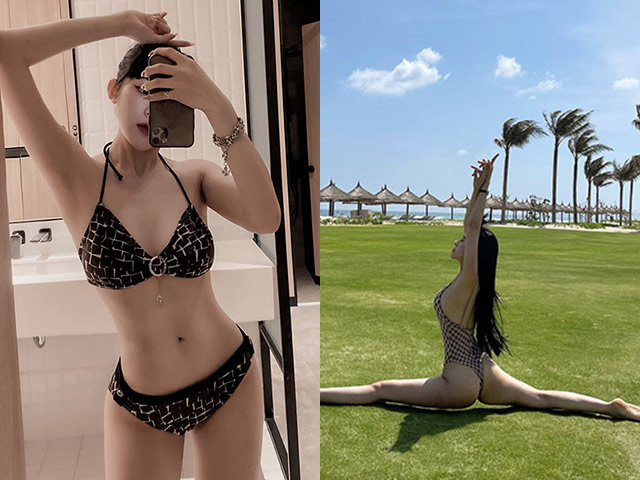 Hot girl Mai Suong shows off her hot figure practicing Yoga, shocking training schedule during Covid