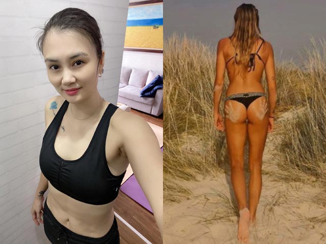 Miss Kim Hue is healthy and beautiful in her new age, Italian beauty in bikini shows off her 